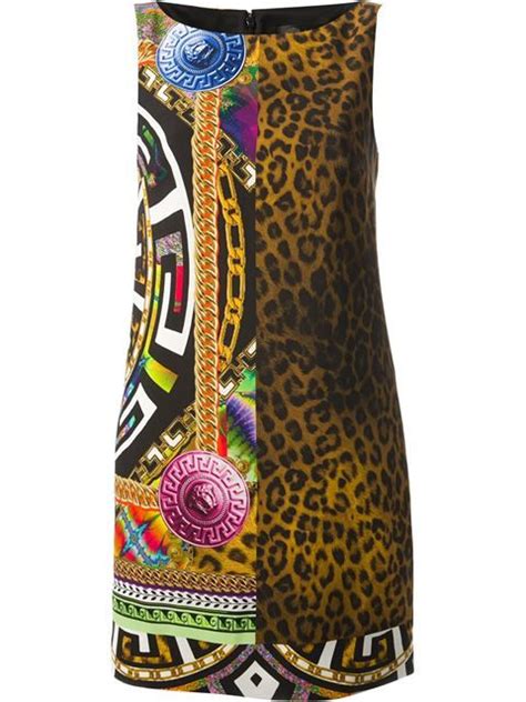 vintage versace leopard dress|farfetch versace jewelry.